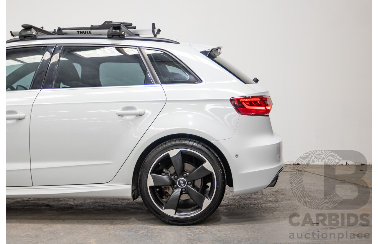 Audi A3 1.8 TFSI Quattro S-Line Ambition (AWD) 8V 5D Hatchback Glacier White Turbo 1.8L