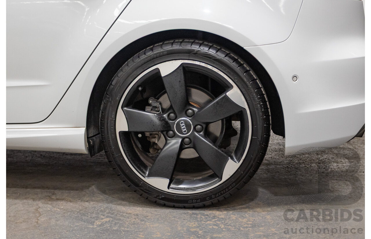 Audi A3 1.8 TFSI Quattro S-Line Ambition (AWD) 8V 5D Hatchback Glacier White Turbo 1.8L
