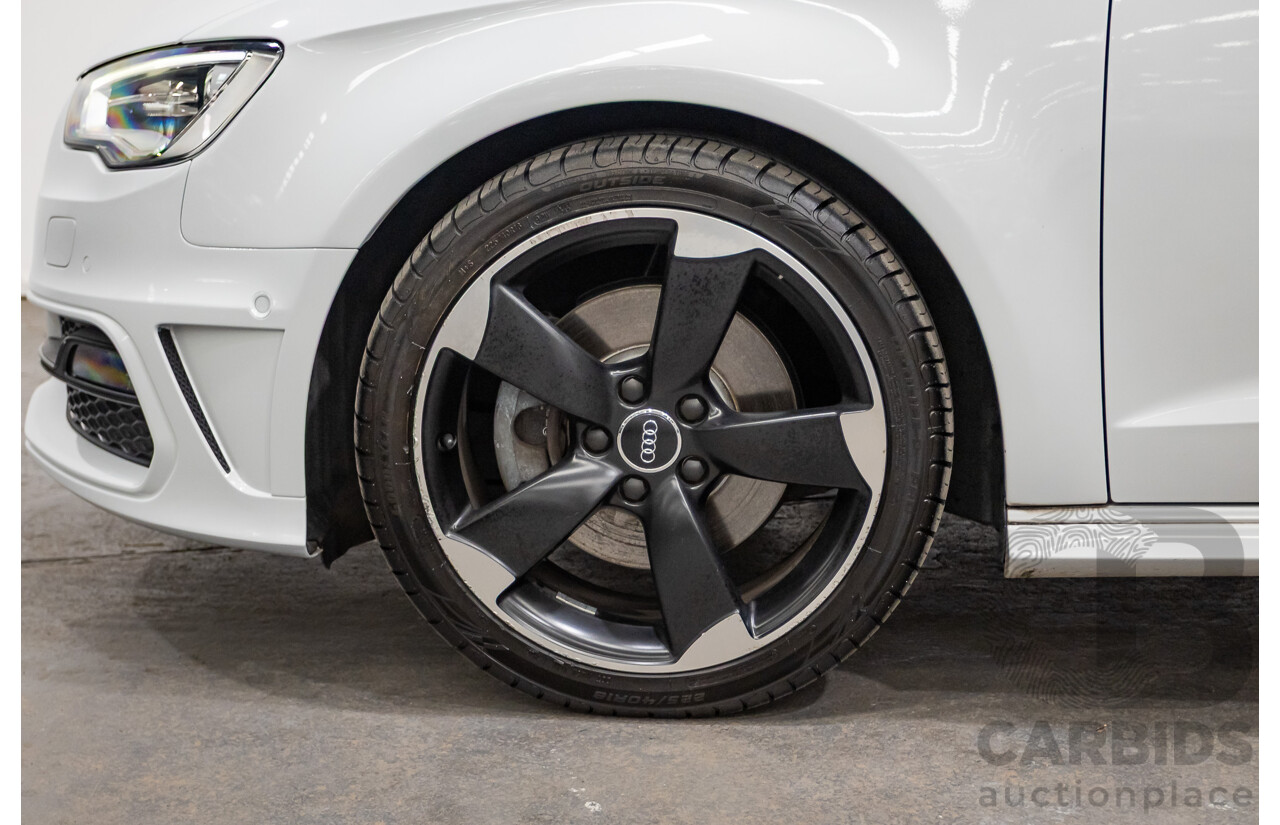 Audi A3 1.8 TFSI Quattro S-Line Ambition (AWD) 8V 5D Hatchback Glacier White Turbo 1.8L