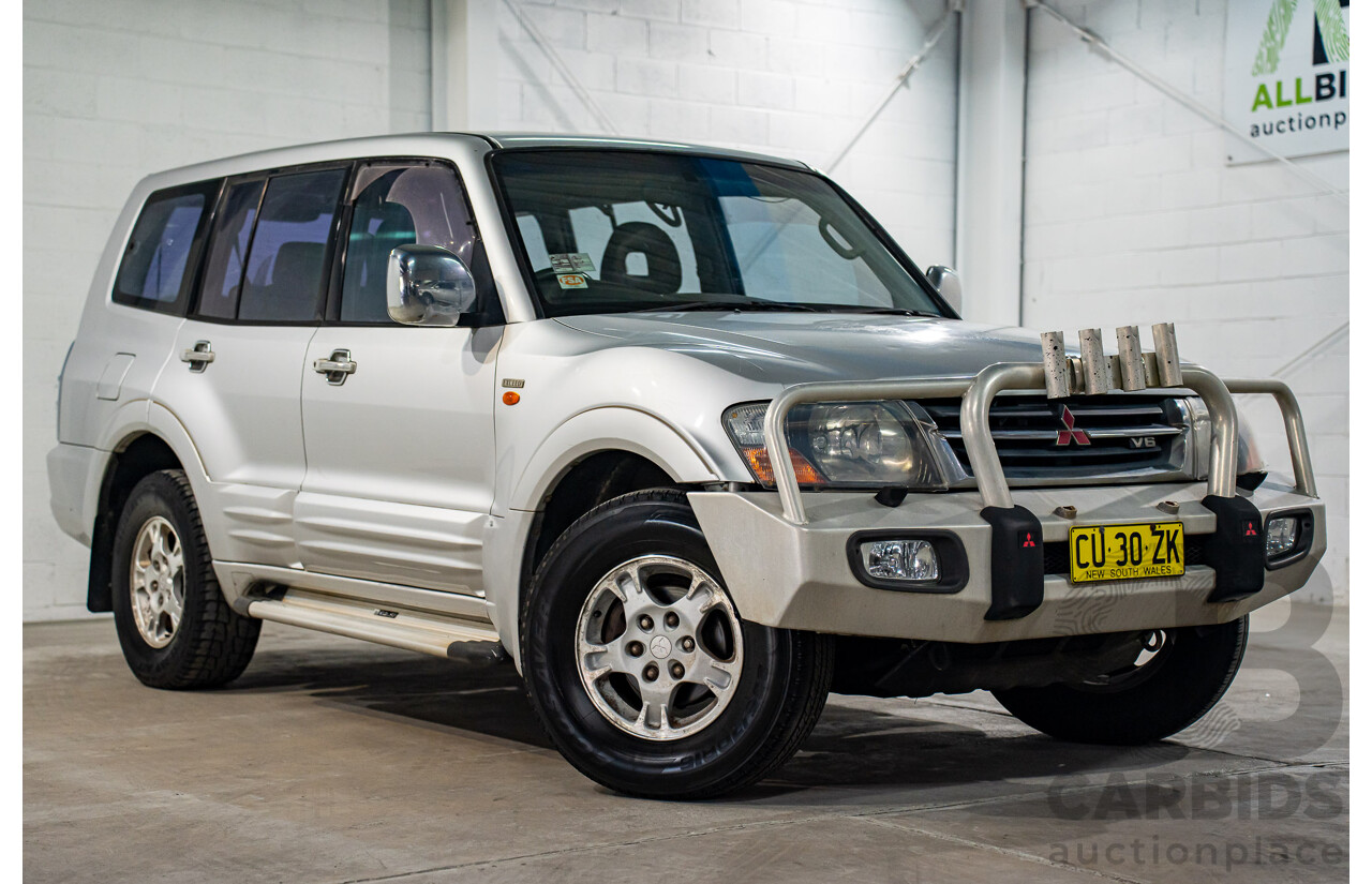 7/2001 Mitsubishi Pajero Exceed LWB (4x4) NM 4d Wagon Cool Silver V6 3.5L