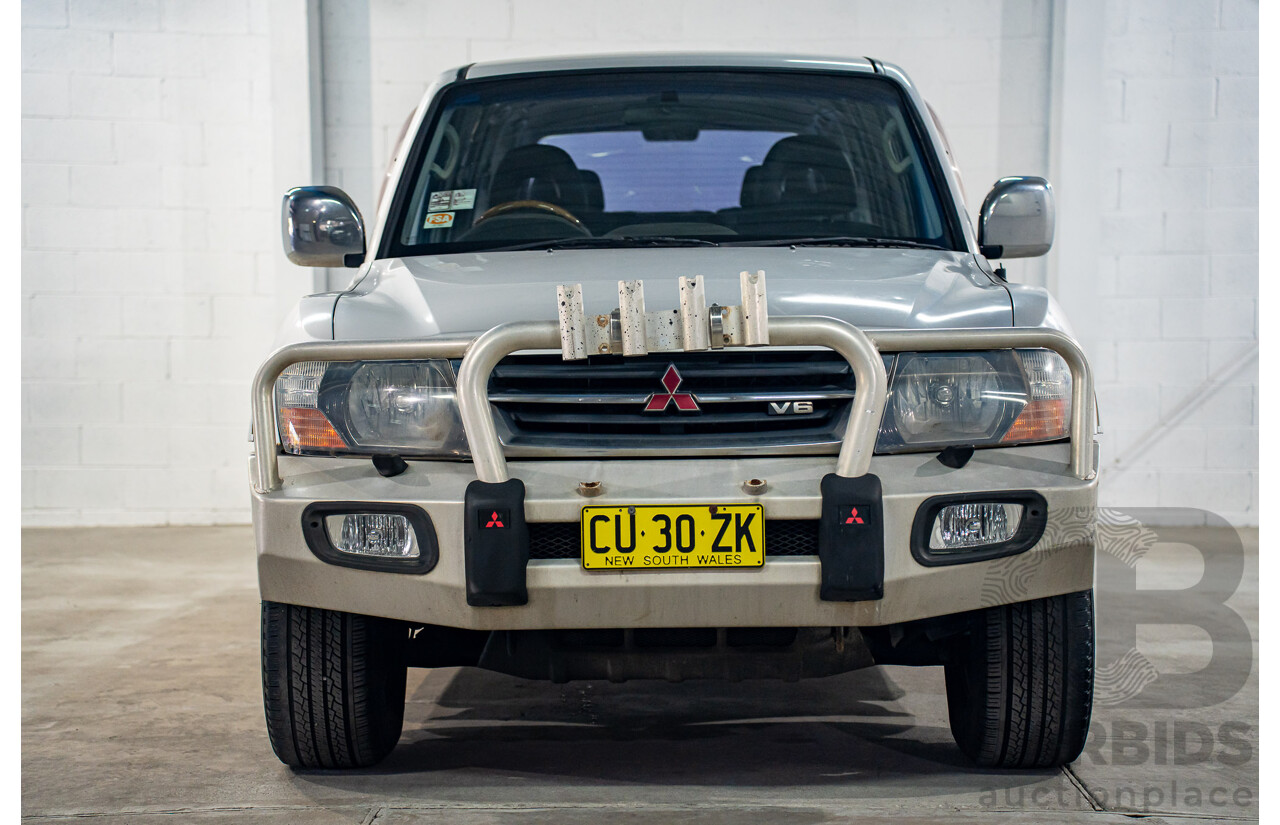 7/2001 Mitsubishi Pajero Exceed LWB (4x4) NM 4d Wagon Cool Silver V6 3.5L