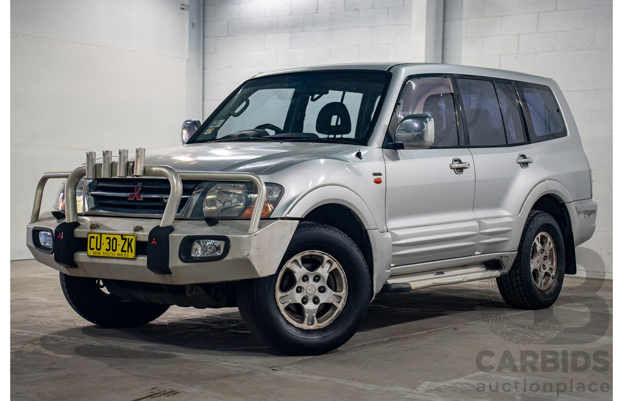 7/2001 Mitsubishi Pajero Exceed LWB (4x4) NM 4d Wagon Cool Silver V6 3.5L