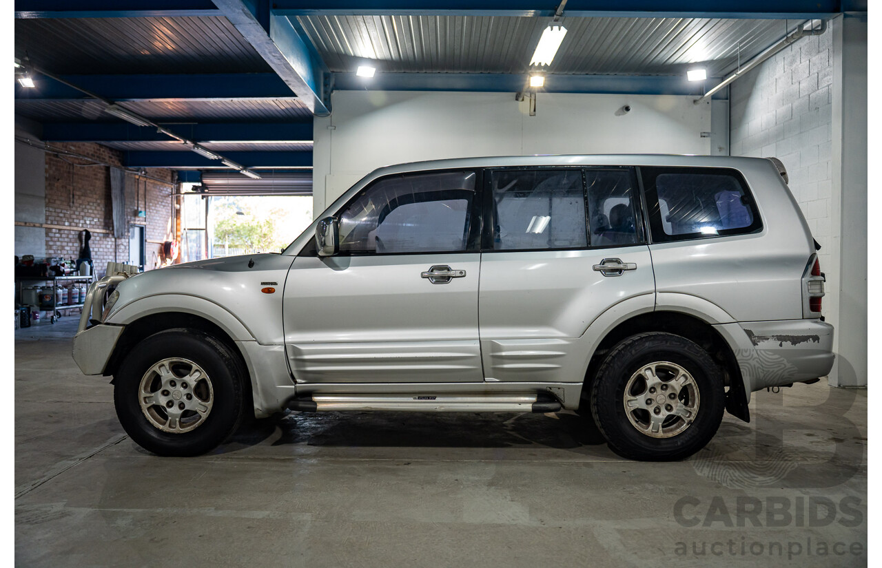 7/2001 Mitsubishi Pajero Exceed LWB (4x4) NM 4d Wagon Cool Silver V6 3.5L