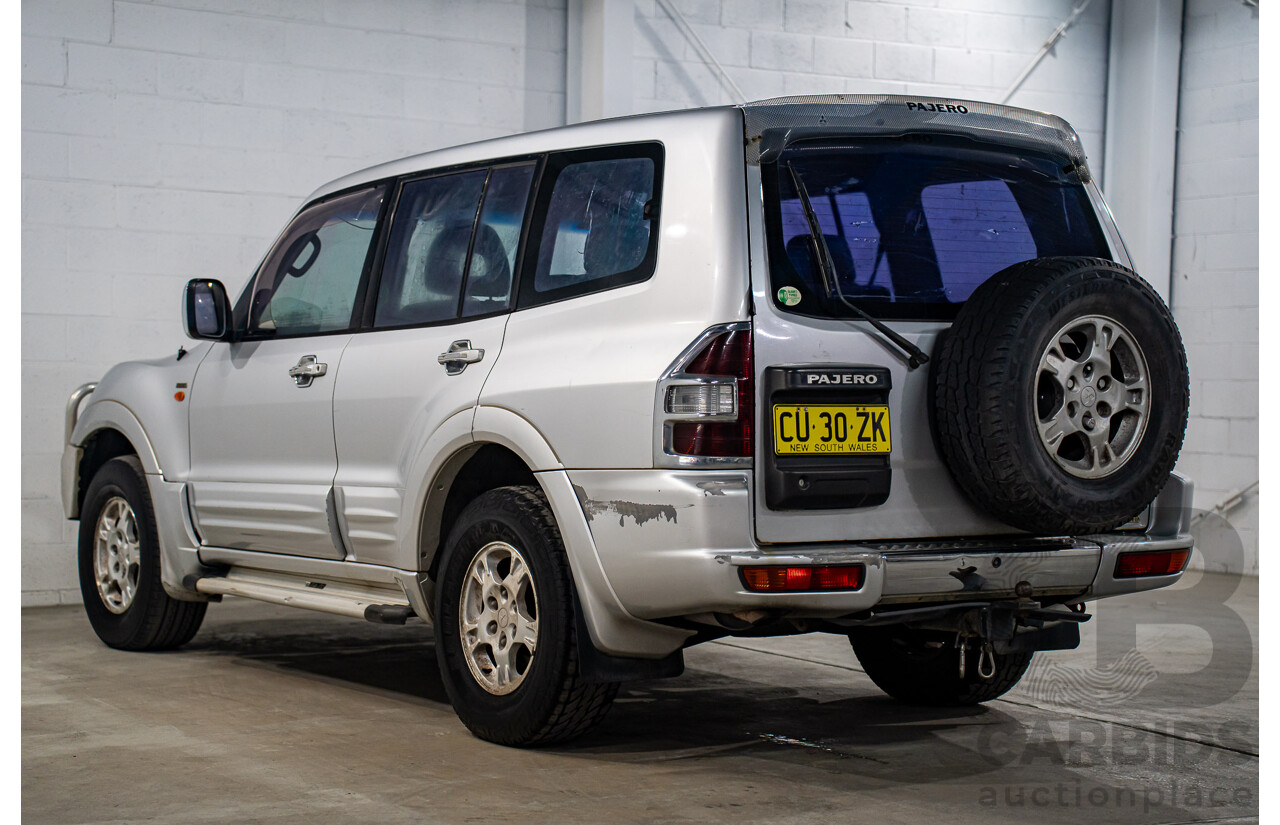 7/2001 Mitsubishi Pajero Exceed LWB (4x4) NM 4d Wagon Cool Silver V6 3.5L