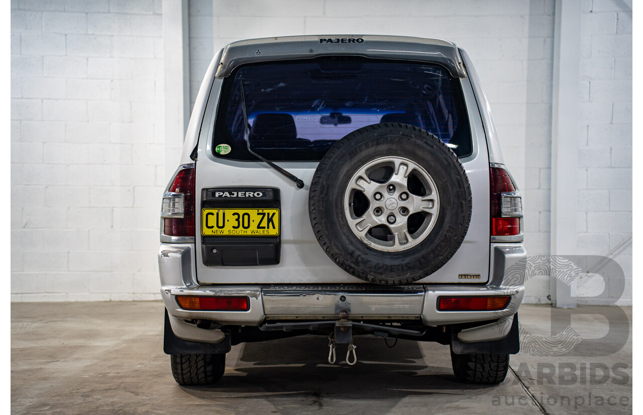 7/2001 Mitsubishi Pajero Exceed LWB (4x4) NM 4d Wagon Cool Silver V6 3.5L