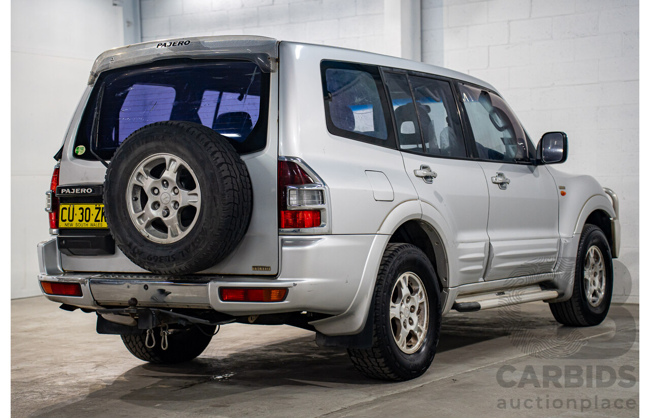 7/2001 Mitsubishi Pajero Exceed LWB (4x4) NM 4d Wagon Cool Silver V6 3.5L