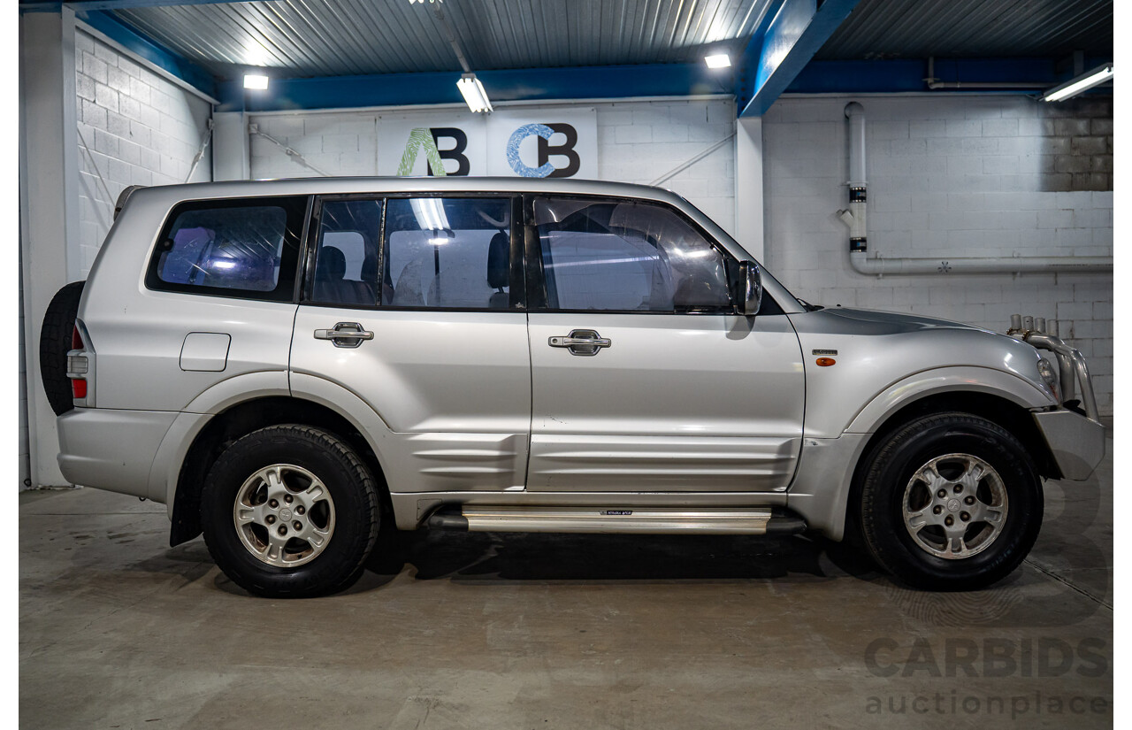 7/2001 Mitsubishi Pajero Exceed LWB (4x4) NM 4d Wagon Cool Silver V6 3.5L