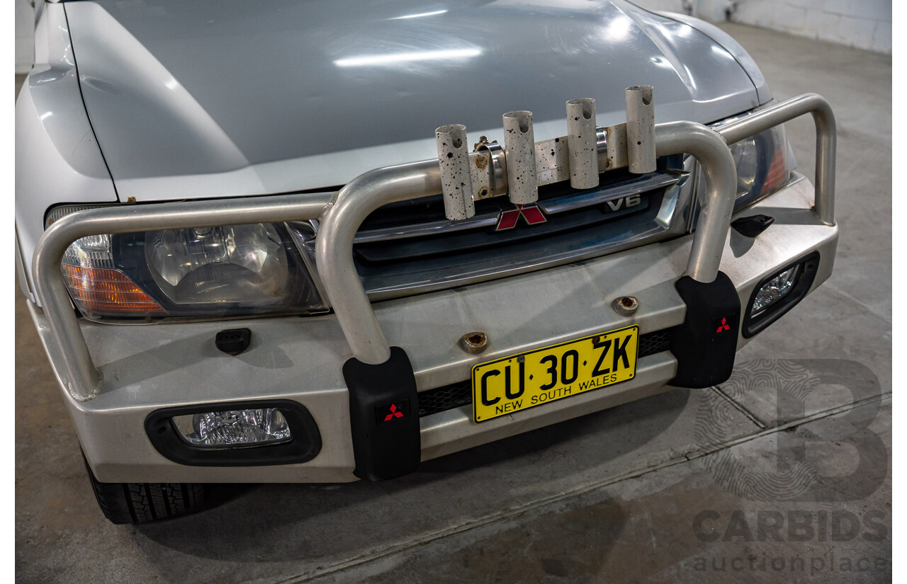 7/2001 Mitsubishi Pajero Exceed LWB (4x4) NM 4d Wagon Cool Silver V6 3.5L