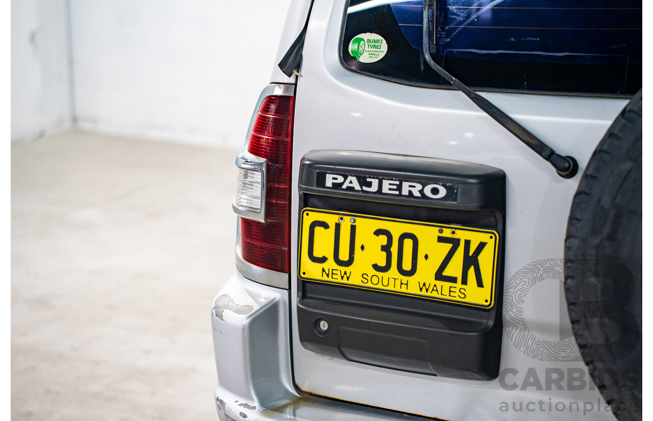 7/2001 Mitsubishi Pajero Exceed LWB (4x4) NM 4d Wagon Cool Silver V6 3.5L