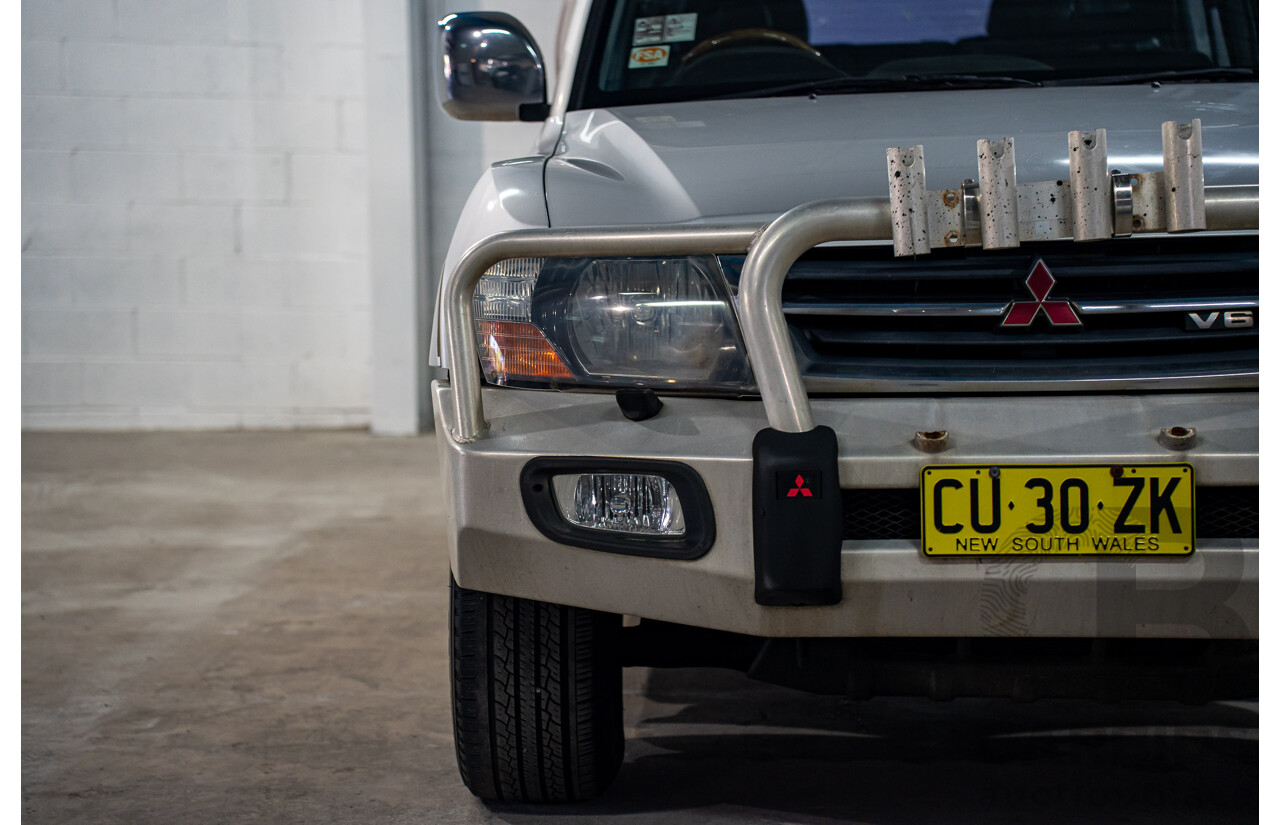 7/2001 Mitsubishi Pajero Exceed LWB (4x4) NM 4d Wagon Cool Silver V6 3.5L