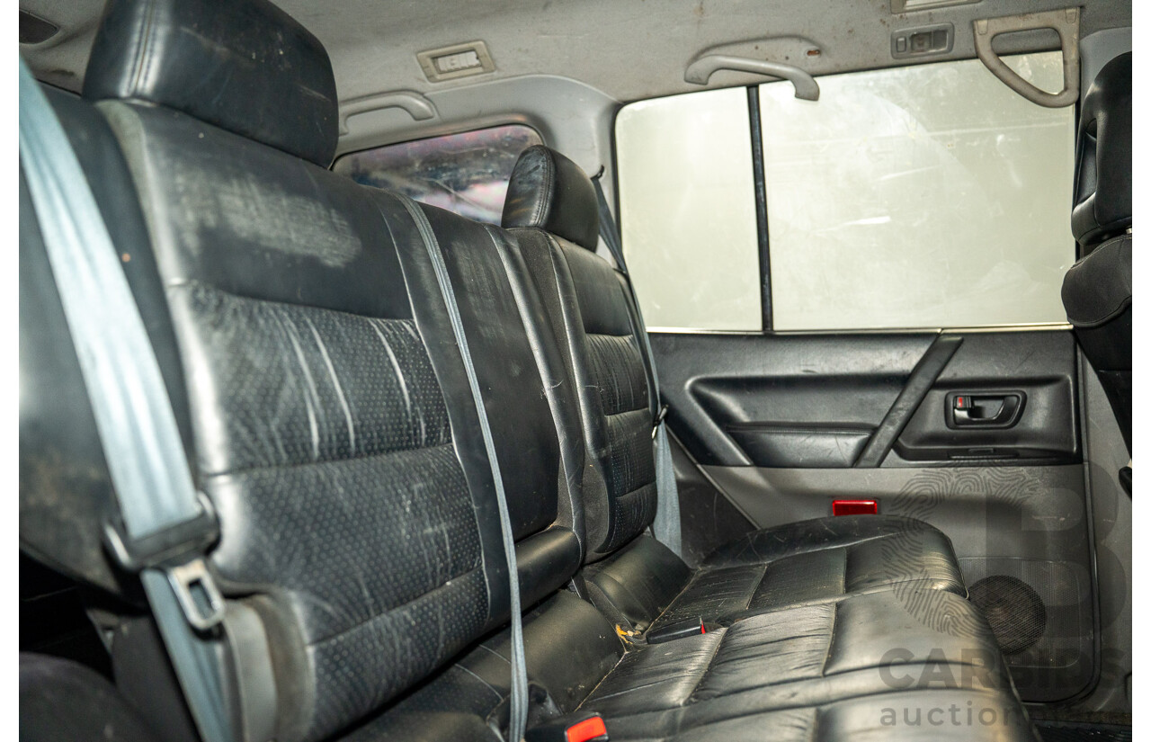 7/2001 Mitsubishi Pajero Exceed LWB (4x4) NM 4d Wagon Cool Silver V6 3.5L