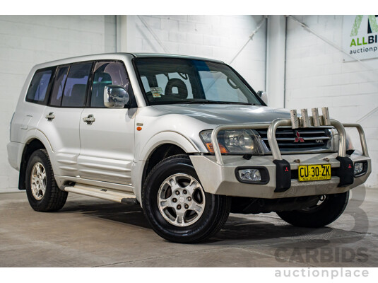 7/2001 Mitsubishi Pajero Exceed LWB (4x4) NM 4d Wagon Cool Silver V6 3.5L
