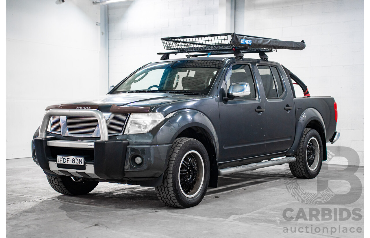 1/2008 Nissan Navara ST-X (4x4) D40 Dual Cab P/Up Slate Grey Metalic Turbo Diesel 2.5L