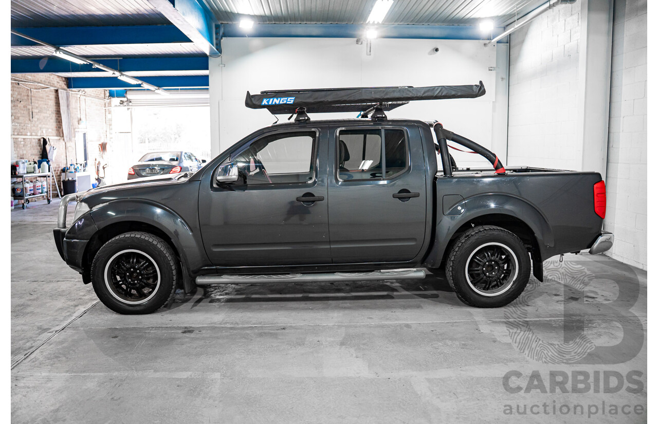 1/2008 Nissan Navara ST-X (4x4) D40 Dual Cab P/Up Slate Grey Metalic Turbo Diesel 2.5L