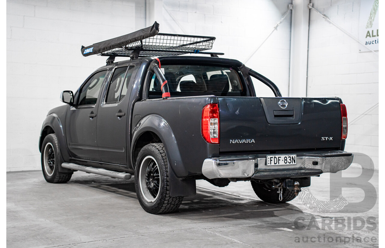 1/2008 Nissan Navara ST-X (4x4) D40 Dual Cab P/Up Slate Grey Metalic Turbo Diesel 2.5L