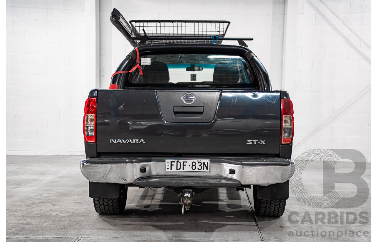1/2008 Nissan Navara ST-X (4x4) D40 Dual Cab P/Up Slate Grey Metalic Turbo Diesel 2.5L