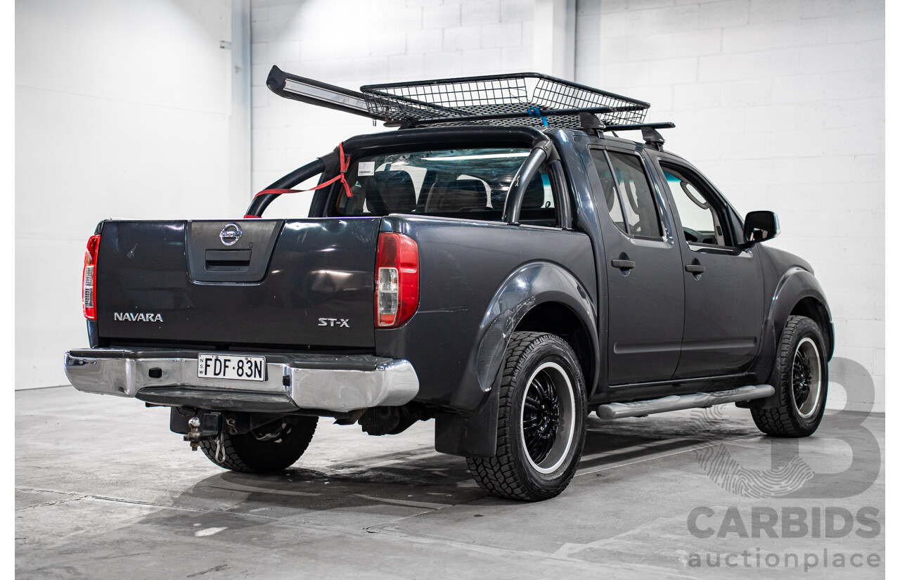 1/2008 Nissan Navara ST-X (4x4) D40 Dual Cab P/Up Slate Grey Metalic Turbo Diesel 2.5L