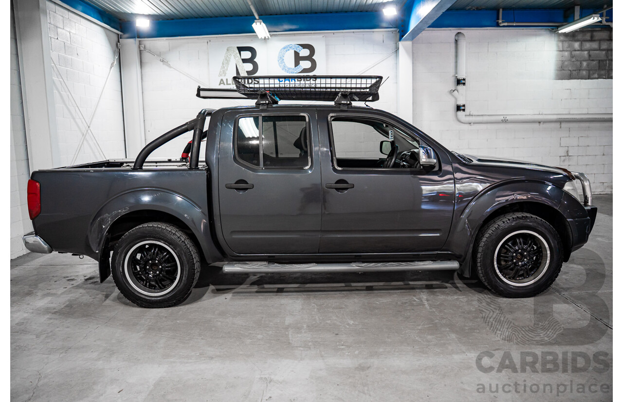 1/2008 Nissan Navara ST-X (4x4) D40 Dual Cab P/Up Slate Grey Metalic Turbo Diesel 2.5L