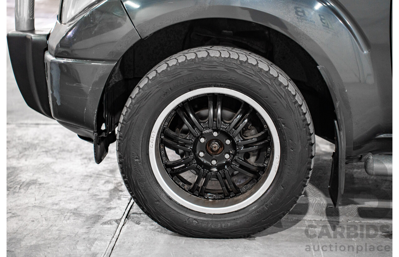 1/2008 Nissan Navara ST-X (4x4) D40 Dual Cab P/Up Slate Grey Metalic Turbo Diesel 2.5L