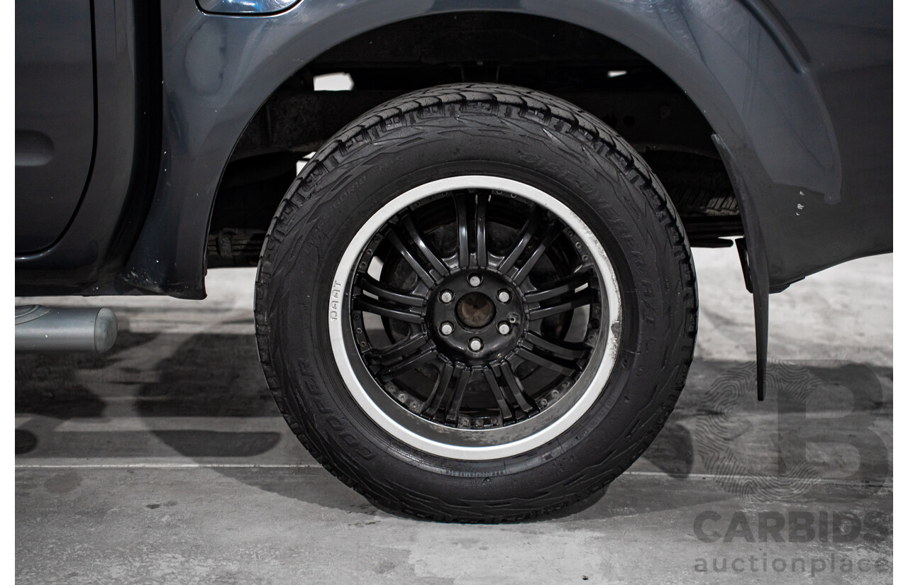 1/2008 Nissan Navara ST-X (4x4) D40 Dual Cab P/Up Slate Grey Metalic Turbo Diesel 2.5L