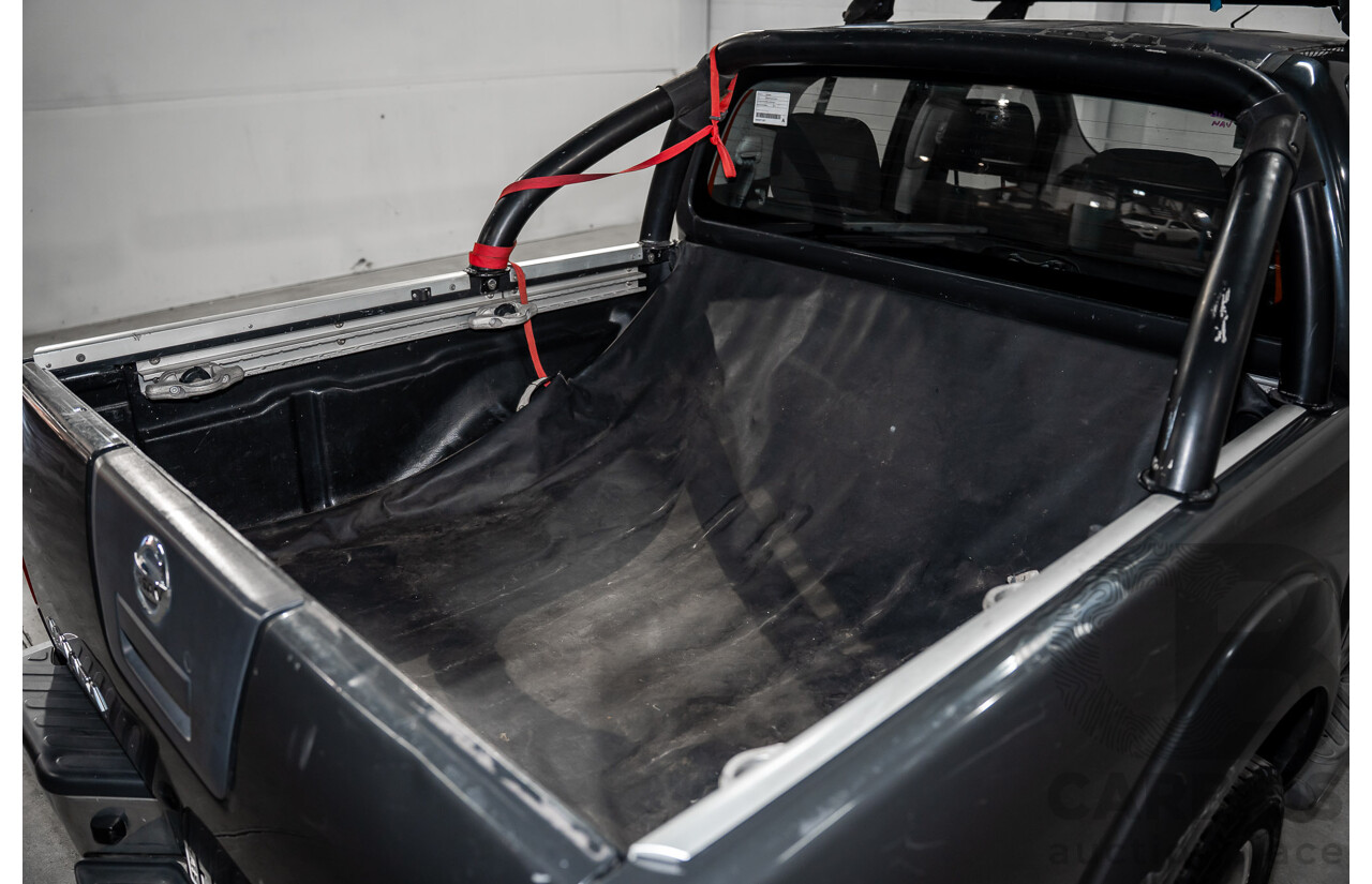 1/2008 Nissan Navara ST-X (4x4) D40 Dual Cab P/Up Slate Grey Metalic Turbo Diesel 2.5L