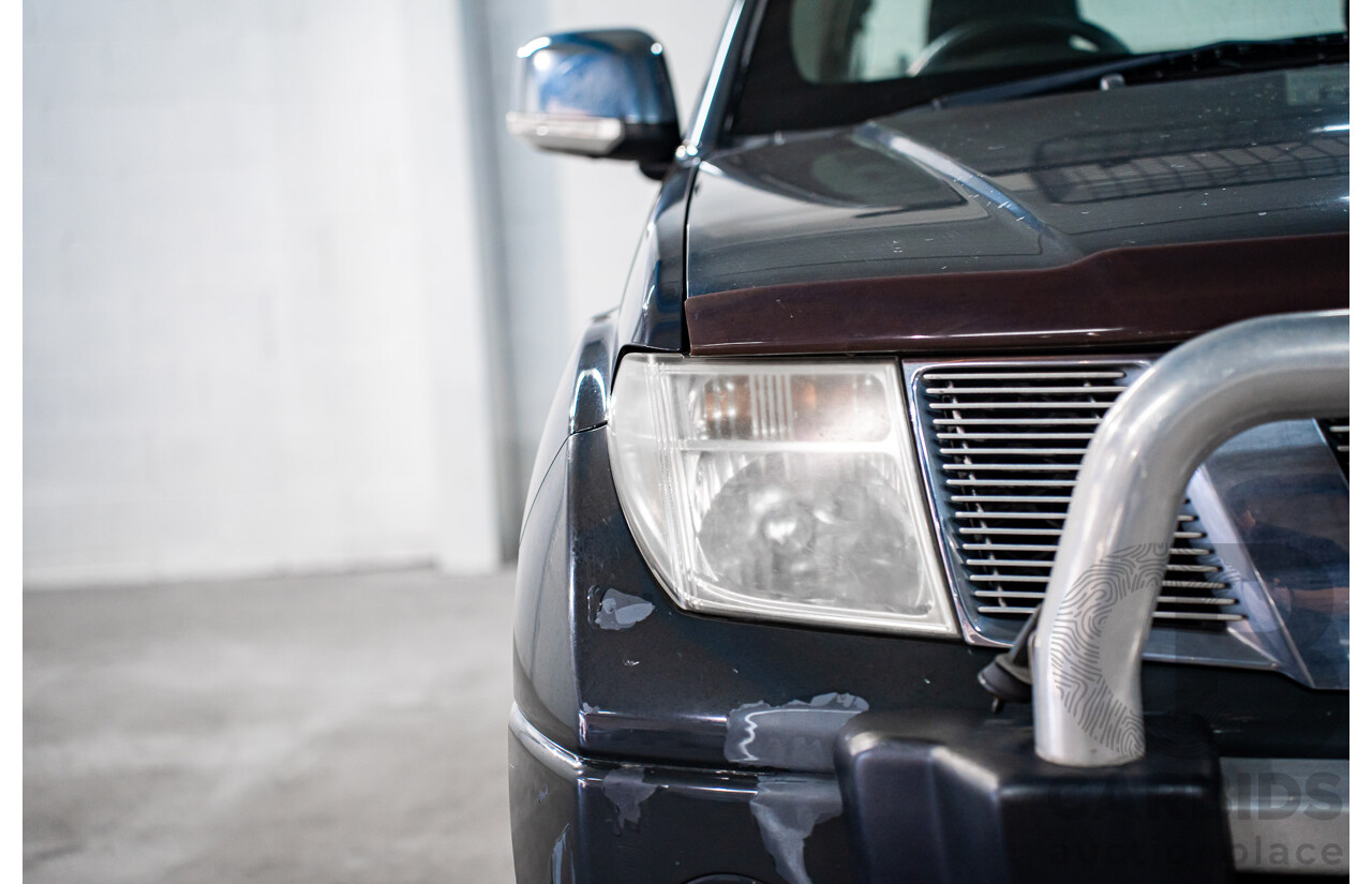 1/2008 Nissan Navara ST-X (4x4) D40 Dual Cab P/Up Slate Grey Metalic Turbo Diesel 2.5L