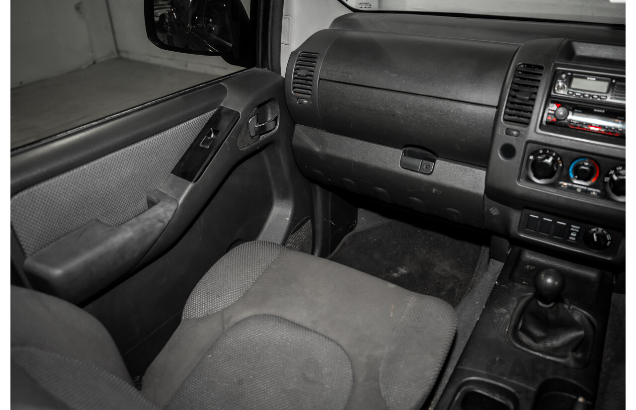 1/2008 Nissan Navara ST-X (4x4) D40 Dual Cab P/Up Slate Grey Metalic Turbo Diesel 2.5L