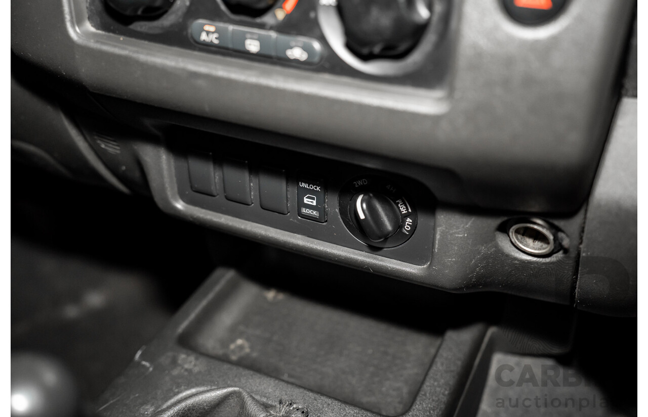 1/2008 Nissan Navara ST-X (4x4) D40 Dual Cab P/Up Slate Grey Metalic Turbo Diesel 2.5L