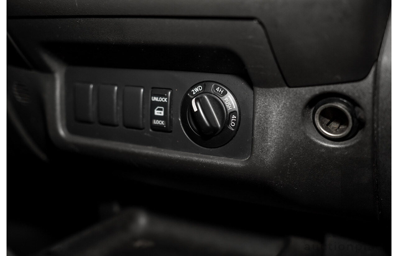 1/2008 Nissan Navara ST-X (4x4) D40 Dual Cab P/Up Slate Grey Metalic Turbo Diesel 2.5L