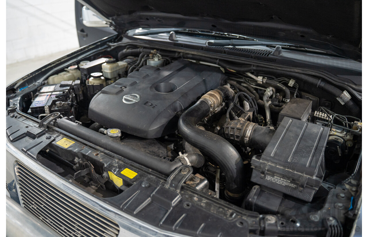 1/2008 Nissan Navara ST-X (4x4) D40 Dual Cab P/Up Slate Grey Metalic Turbo Diesel 2.5L