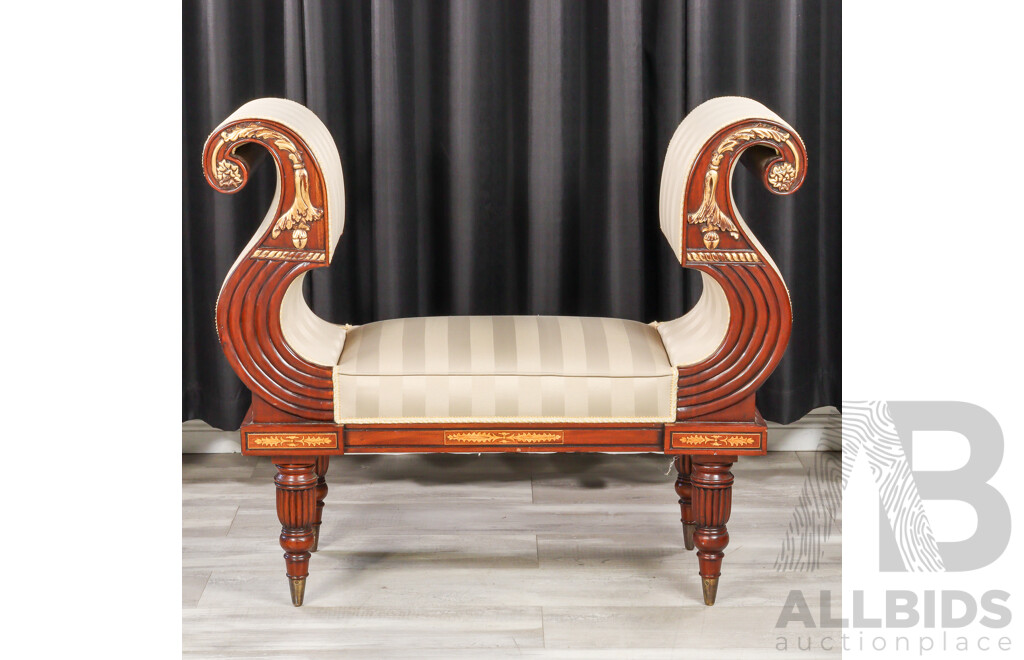 Neoclassical Style Chaise Lounge