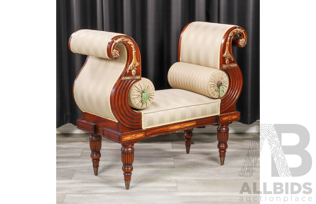 Neoclassical Style Chaise Lounge