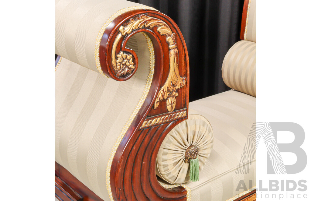 Neoclassical Style Chaise Lounge