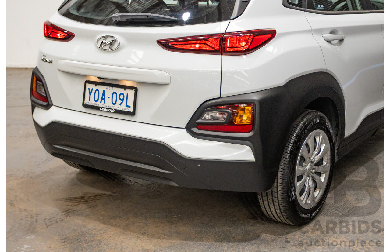 Hyundai Kona Go FW OS.2 MY19 4D Wagon White 2.0L