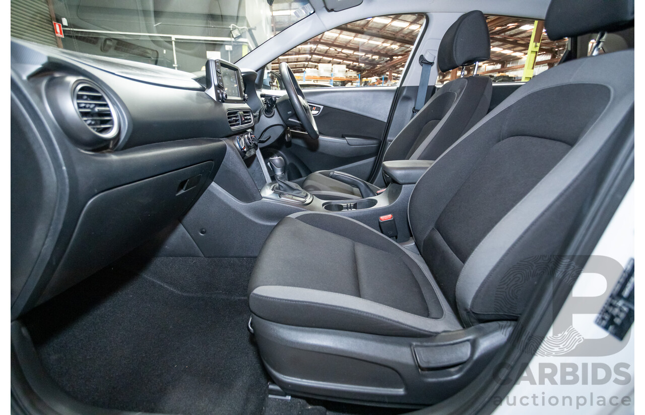 Hyundai Kona Go FW OS.2 MY19 4D Wagon White 2.0L