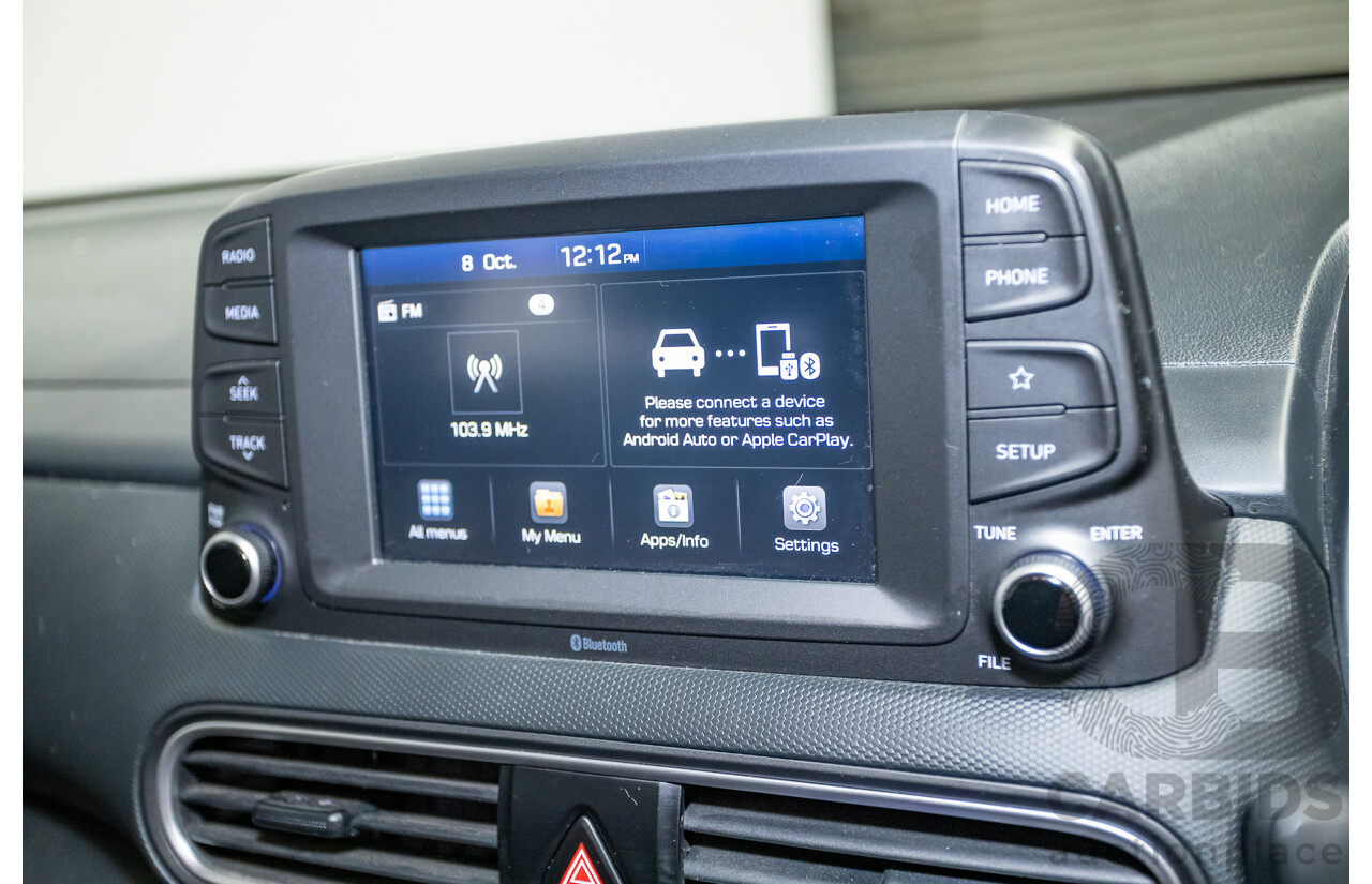 Hyundai Kona Go FW OS.2 MY19 4D Wagon White 2.0L