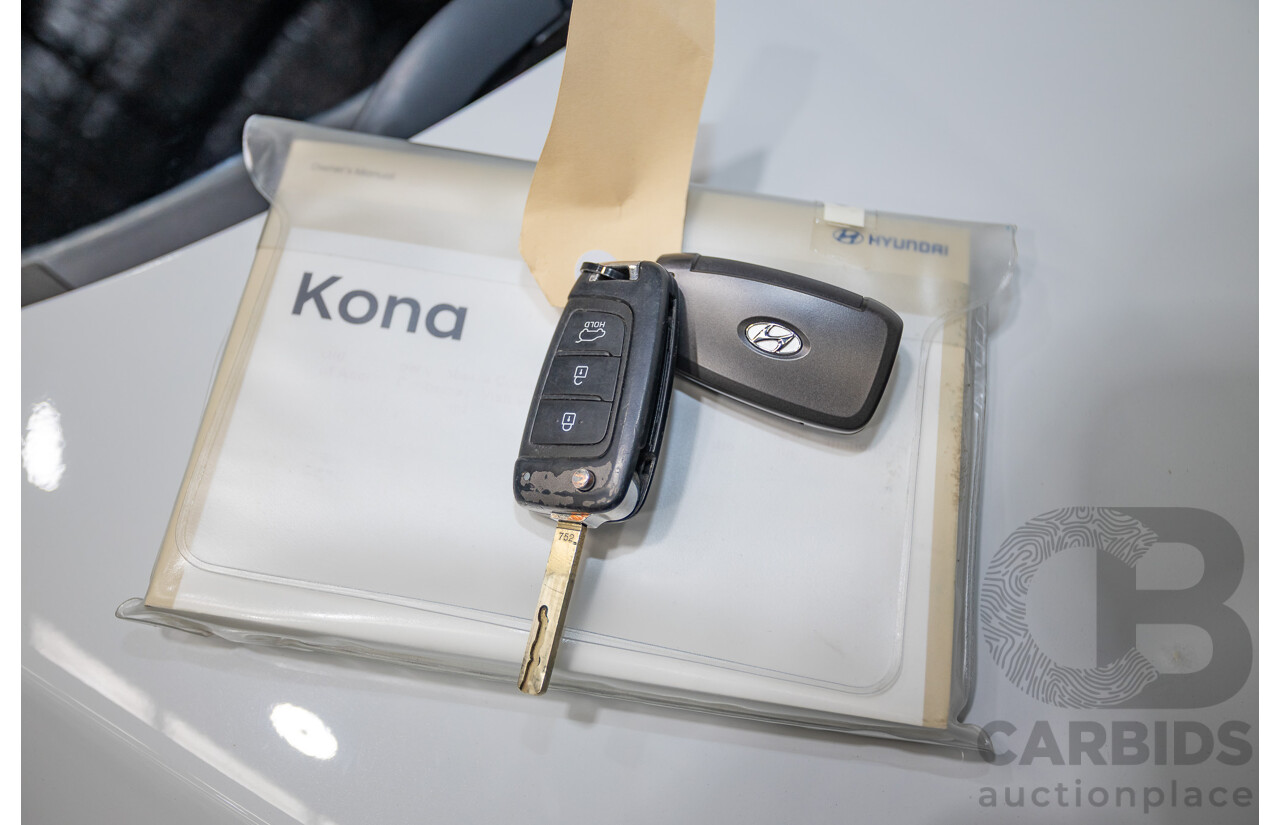 Hyundai Kona Go FW OS.2 MY19 4D Wagon White 2.0L