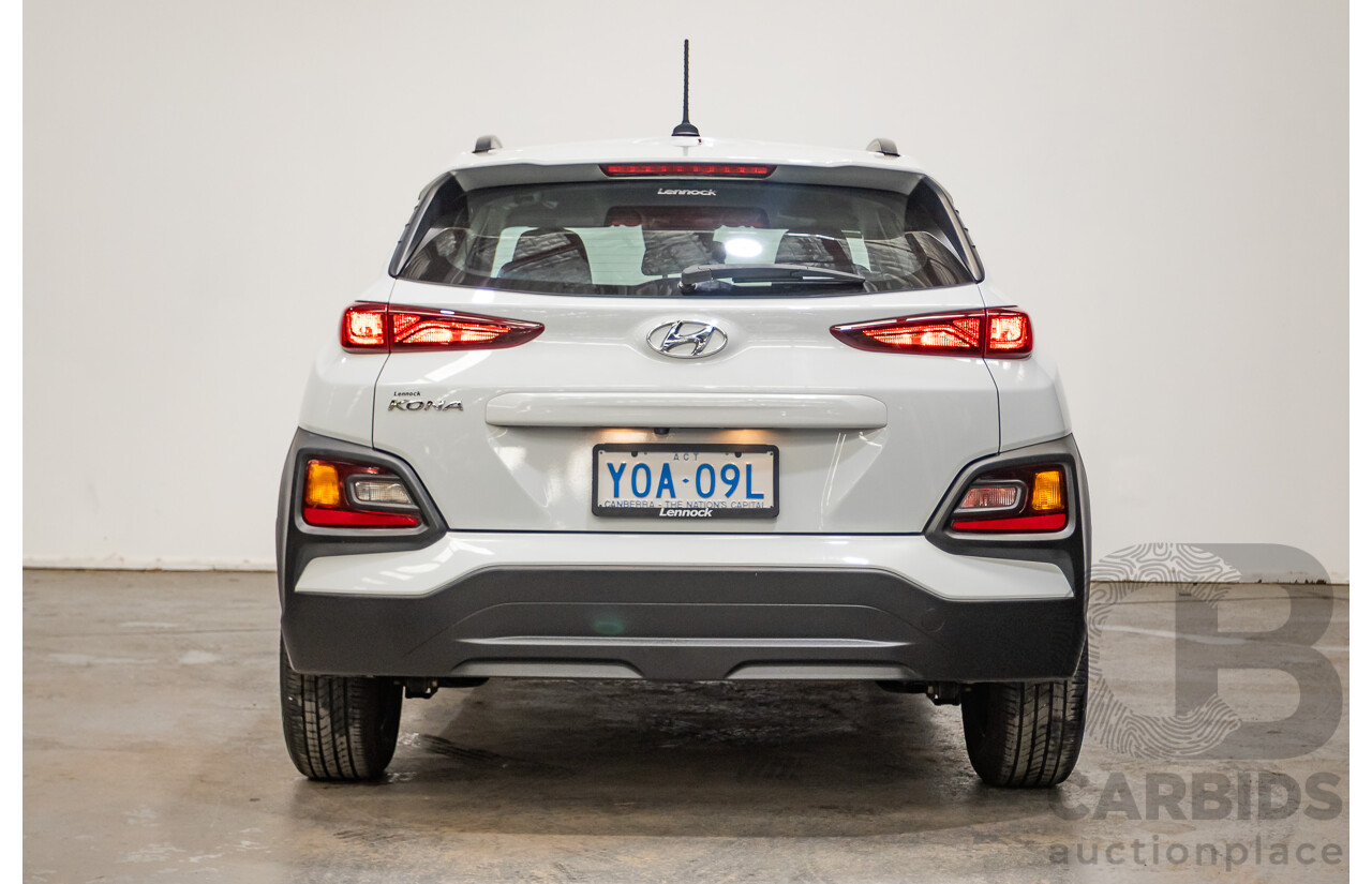 Hyundai Kona Go FW OS.2 MY19 4D Wagon White 2.0L