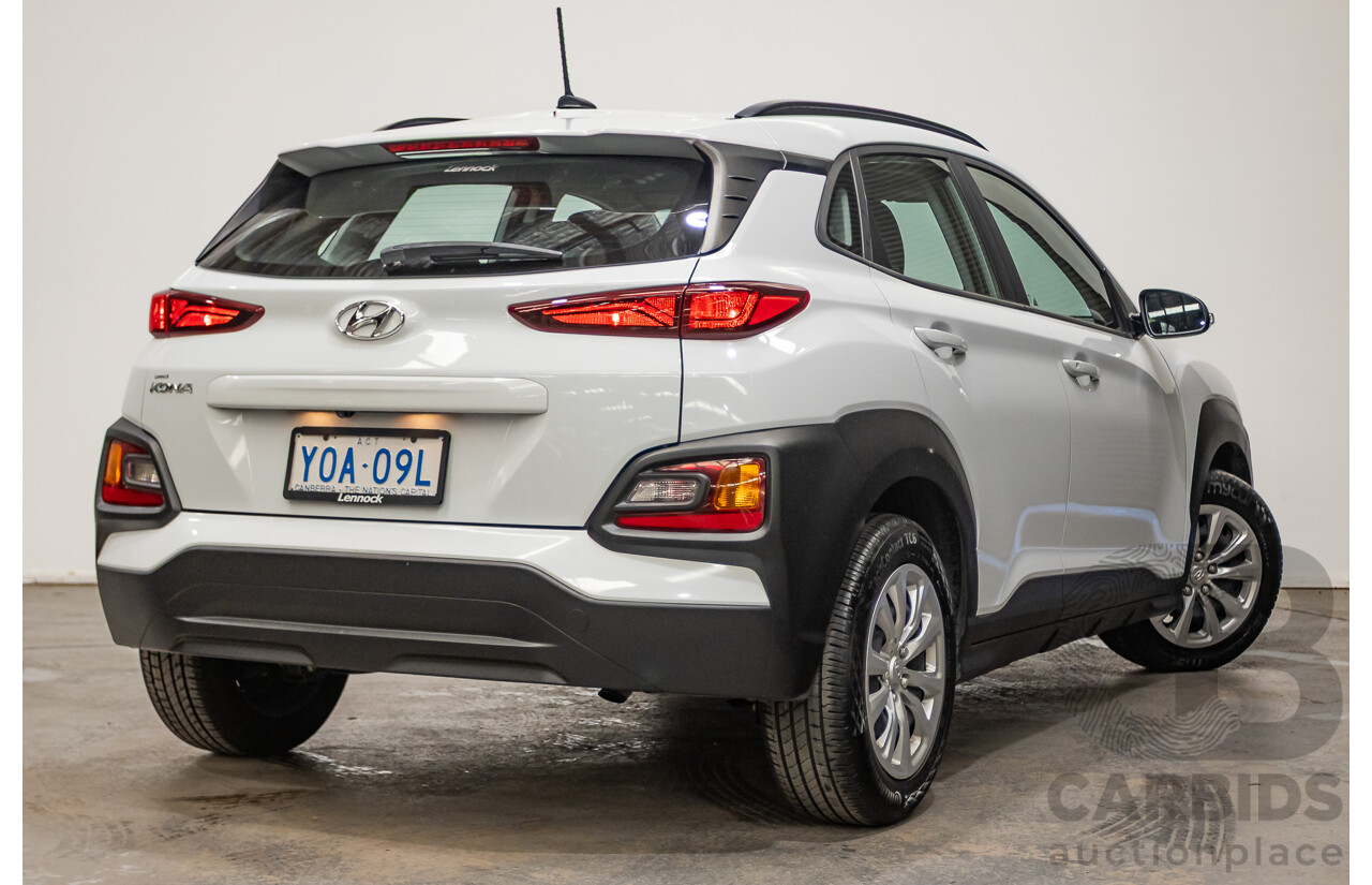 Hyundai Kona Go FW OS.2 MY19 4D Wagon White 2.0L