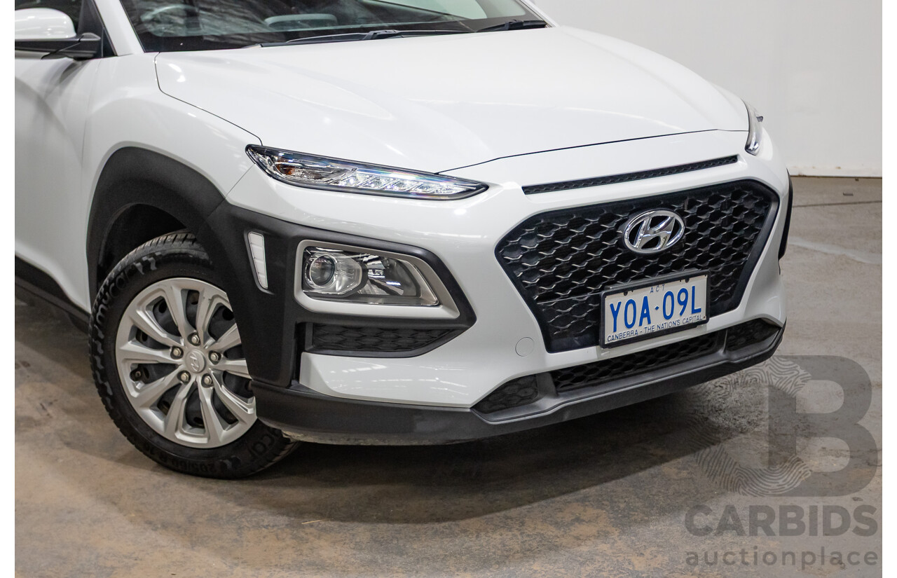 Hyundai Kona Go FW OS.2 MY19 4D Wagon White 2.0L