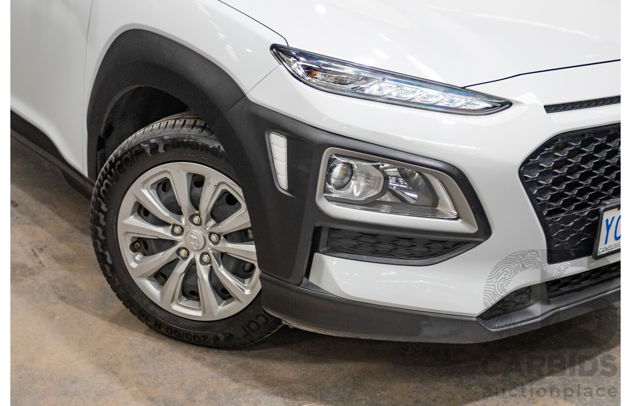 Hyundai Kona Go FW OS.2 MY19 4D Wagon White 2.0L