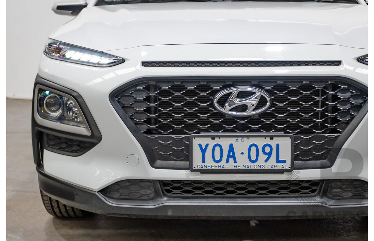 Hyundai Kona Go FW OS.2 MY19 4D Wagon White 2.0L