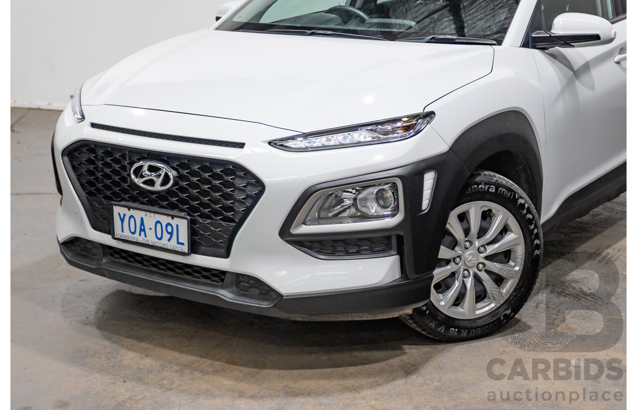 Hyundai Kona Go FW OS.2 MY19 4D Wagon White 2.0L