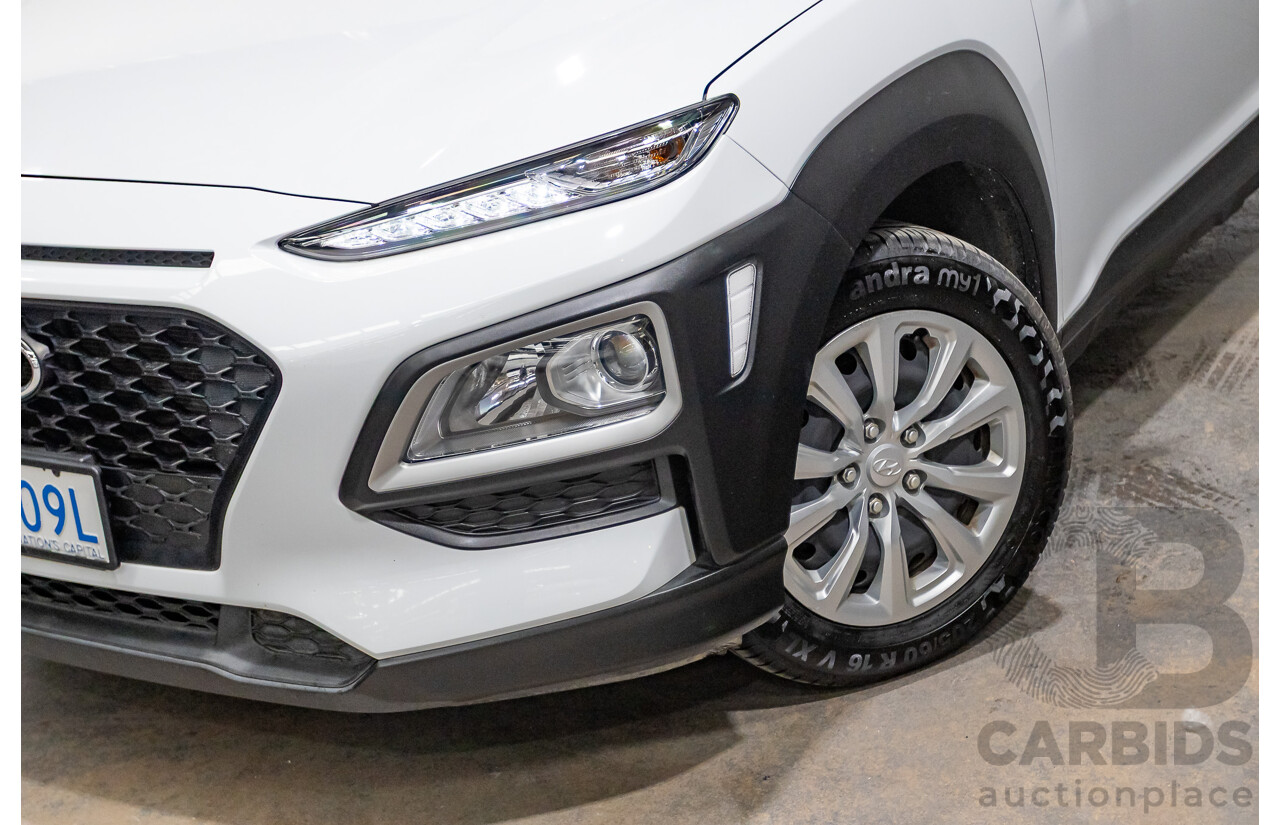 Hyundai Kona Go FW OS.2 MY19 4D Wagon White 2.0L