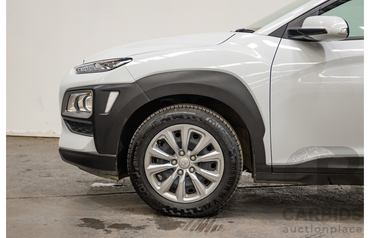 Hyundai Kona Go FW OS.2 MY19 4D Wagon White 2.0L