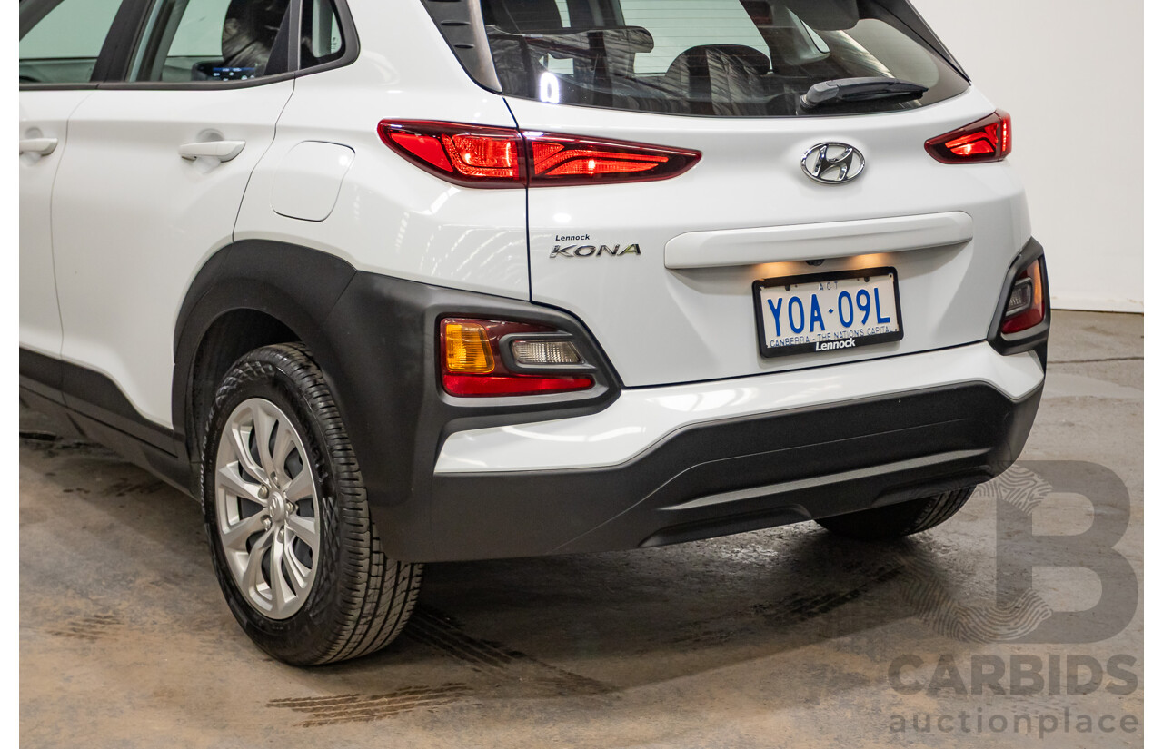 Hyundai Kona Go FW OS.2 MY19 4D Wagon White 2.0L