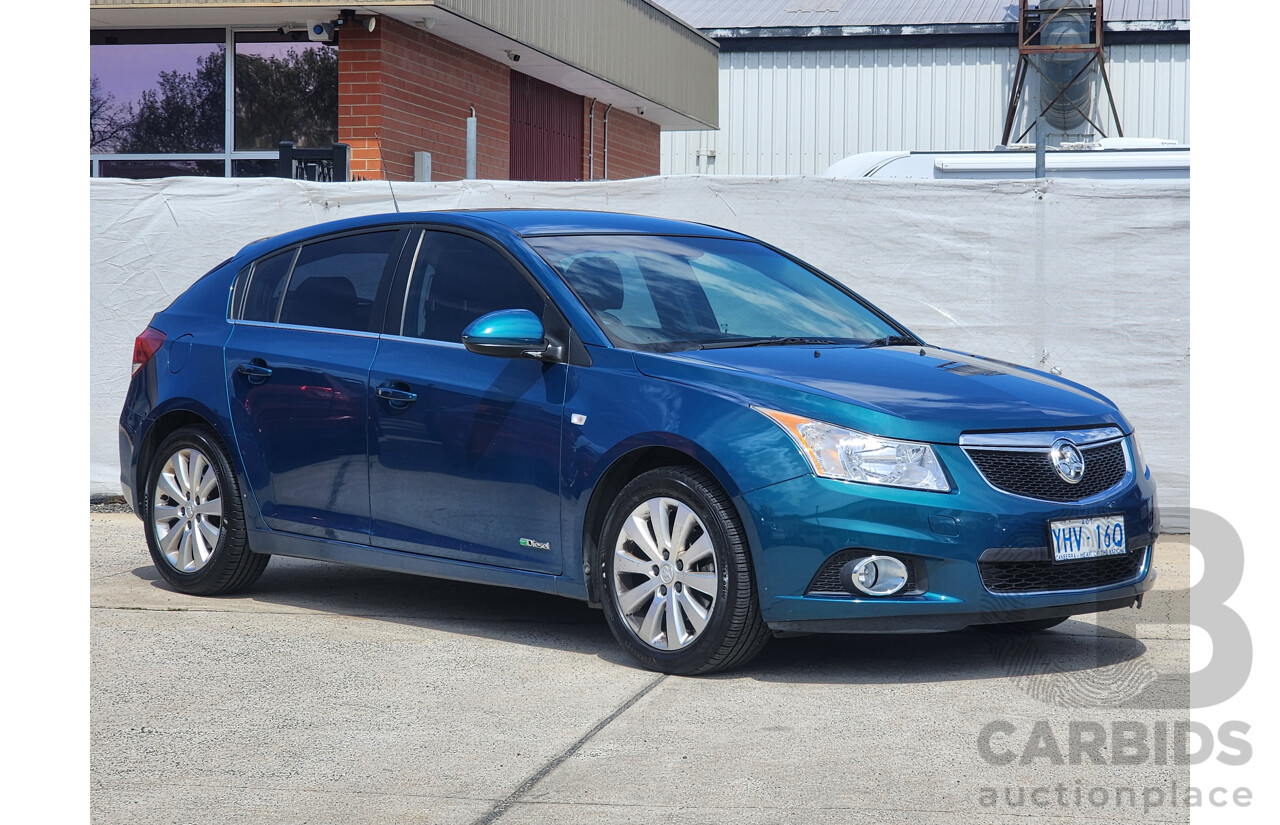 4/2012 Holden Cruze CDX JH MY12 5d Hatchback Blue 2.0L