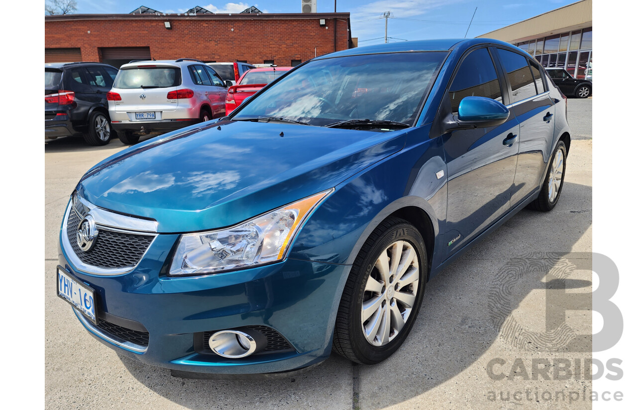 4/2012 Holden Cruze CDX JH MY12 5d Hatchback Blue 2.0L
