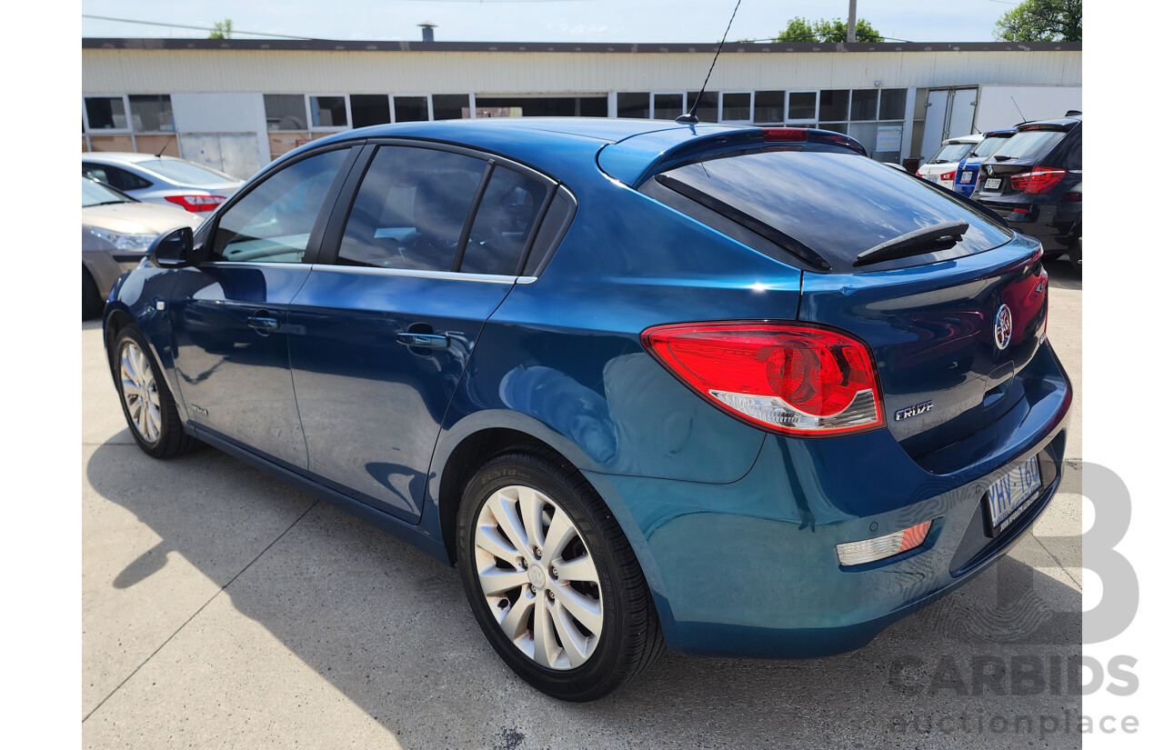 4/2012 Holden Cruze CDX JH MY12 5d Hatchback Blue 2.0L