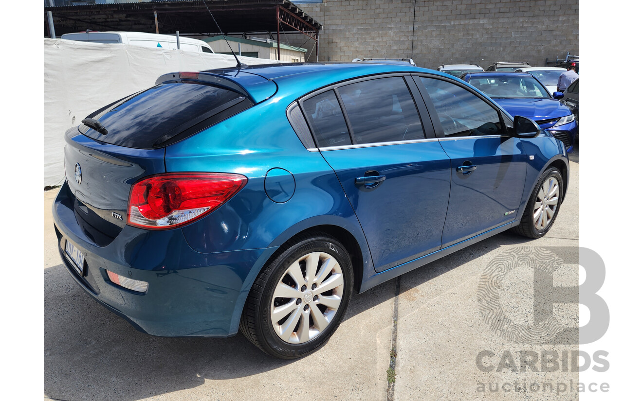 4/2012 Holden Cruze CDX JH MY12 5d Hatchback Blue 2.0L